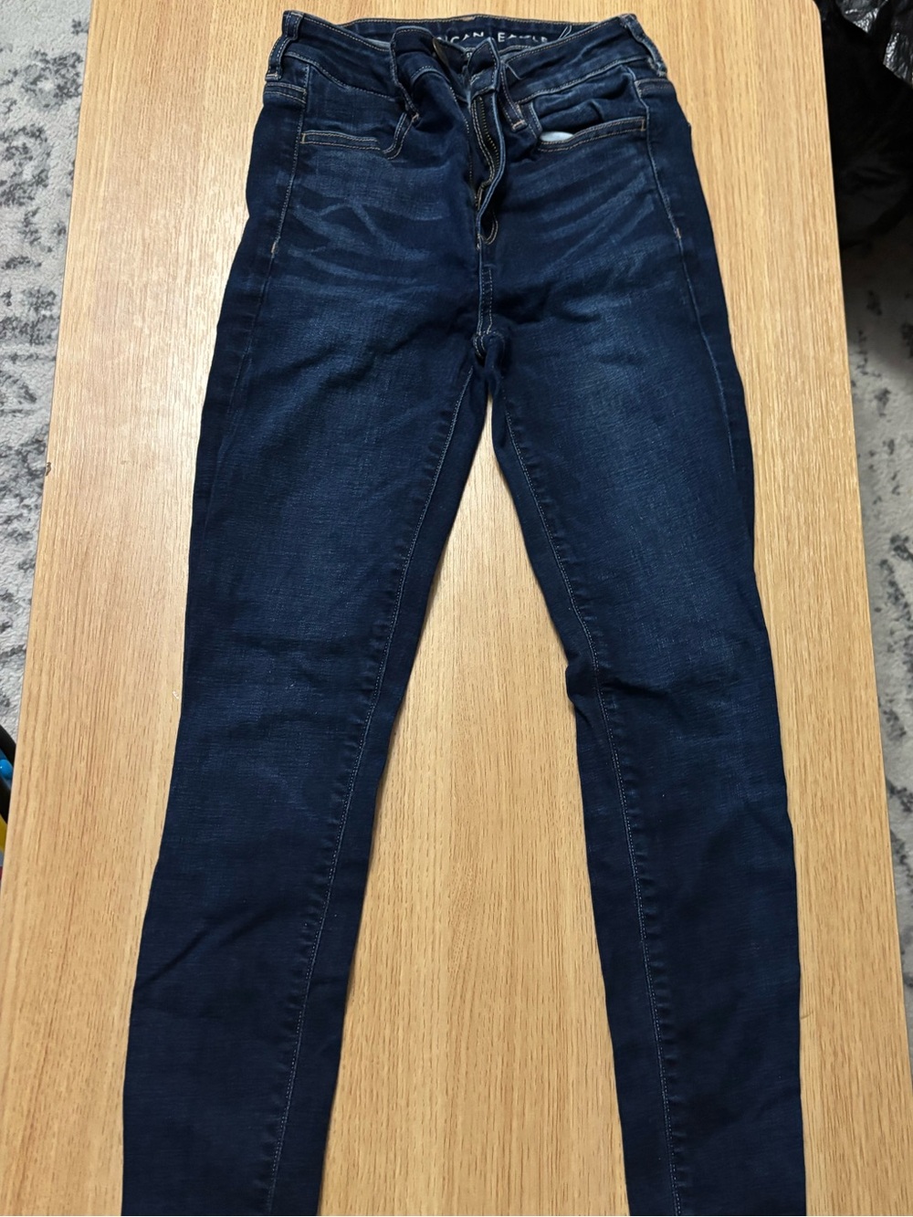 American Eagle Outfitters Dark Blue Skinny Jeans
